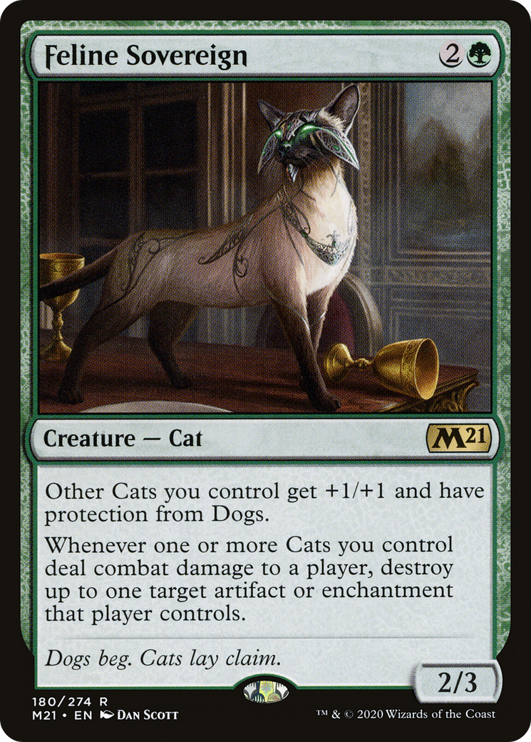 Feline Sovereign [Core Set 2021] Foil