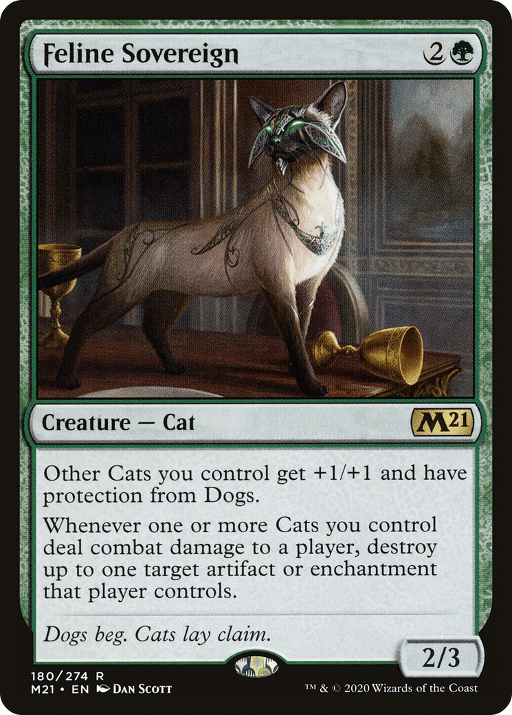 Feline Sovereign [Core Set 2021] Foil
