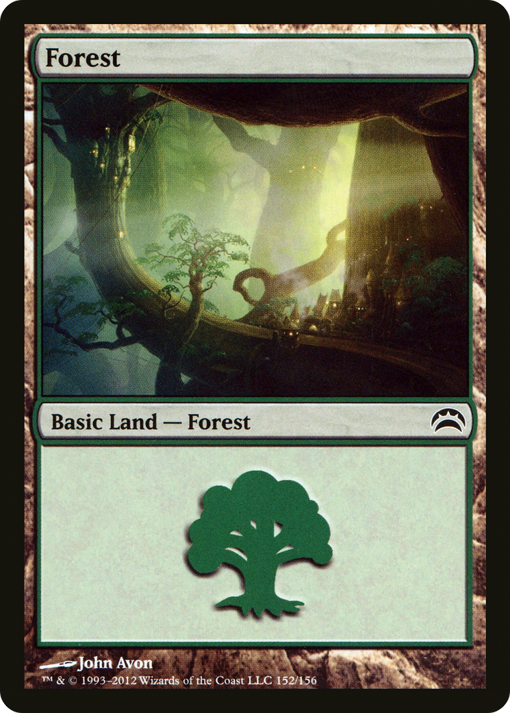 Forest (152) [Planechase 2012]  Foil