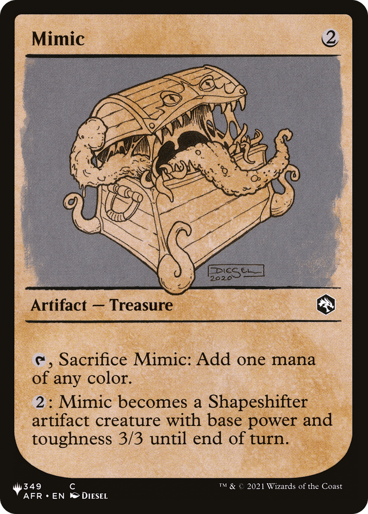 Mimic |  (AFR-349) [The List]