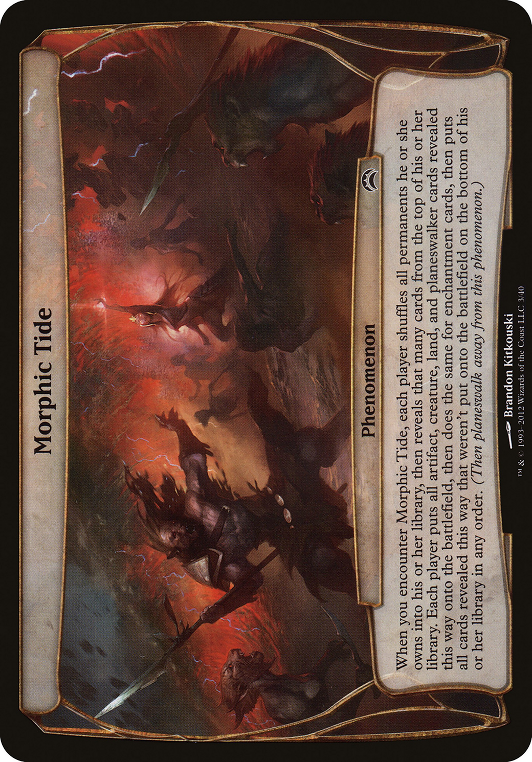 Morphic Tide (003) [Planechase 2012 Planes]  Foil