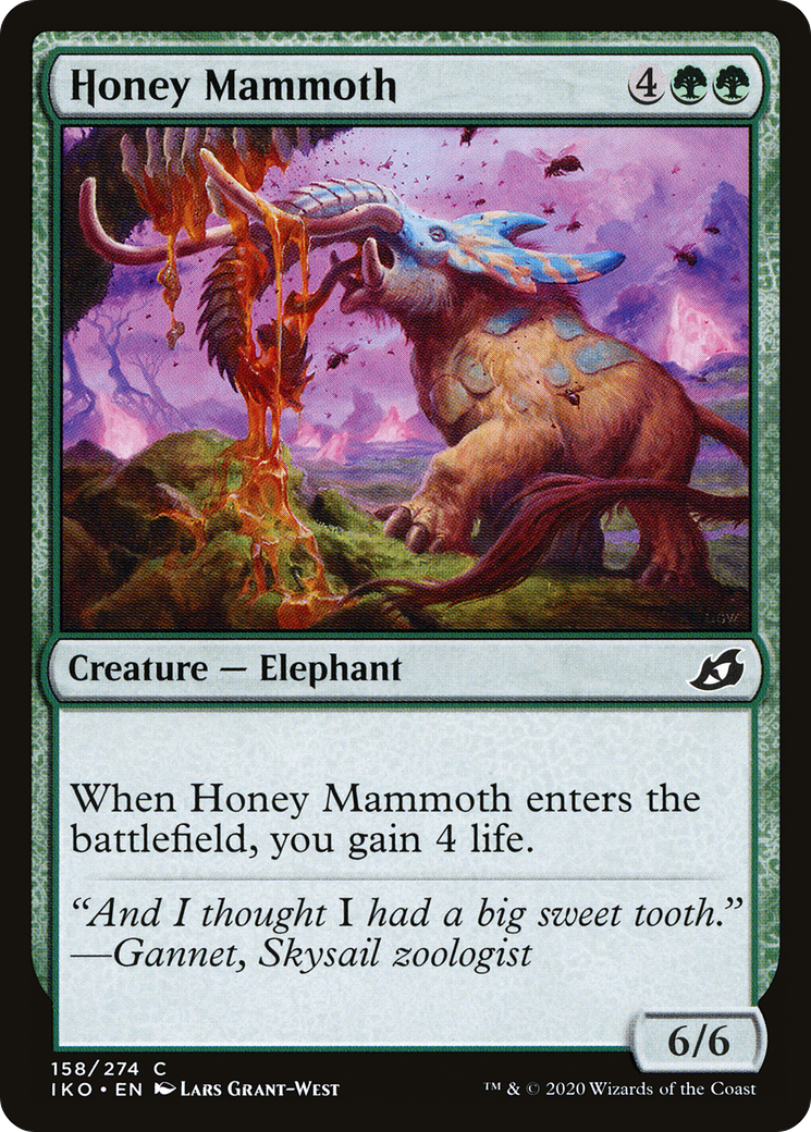 Honey Mammoth [Ikoria: Lair of Behemoths] Foil