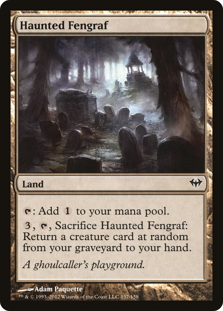 Haunted Fengraf [Dark Ascension] Foil