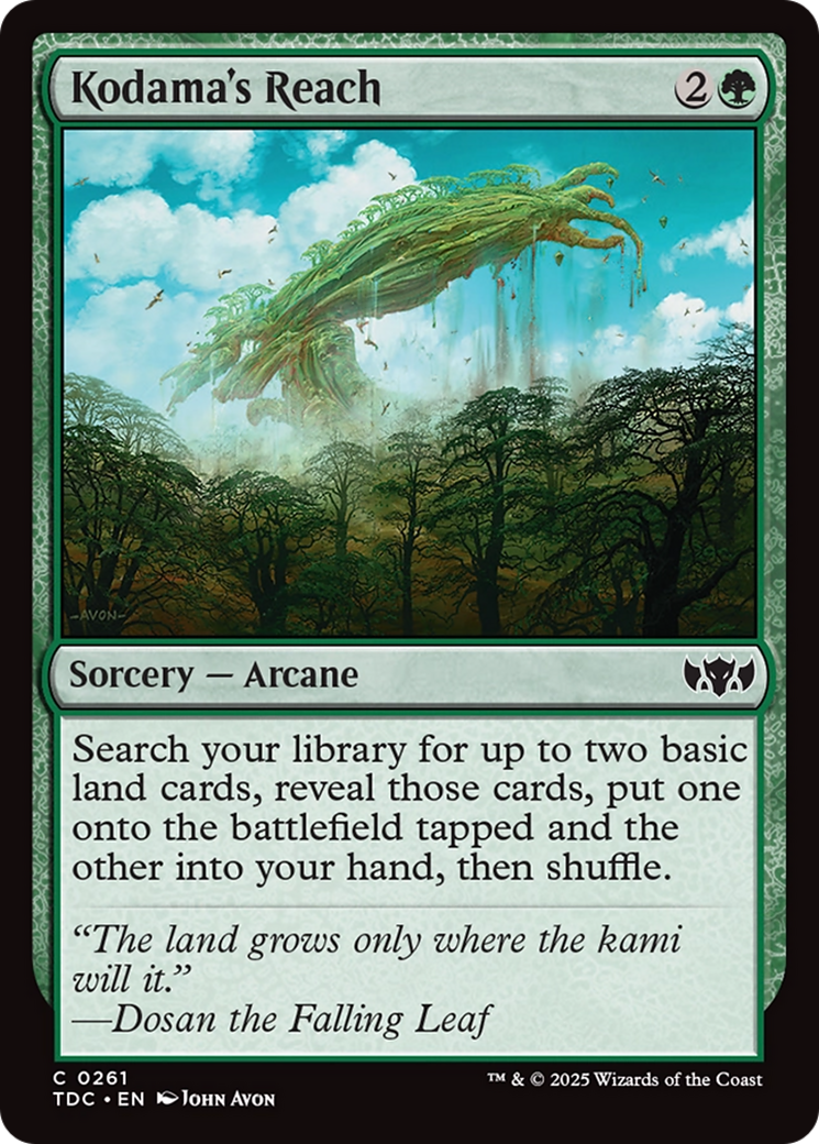 Kodama's Reach (261) [Commander: Tarkir: Dragonstorm]