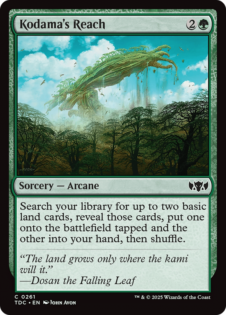 Kodama's Reach (261) [Commander: Tarkir: Dragonstorm]