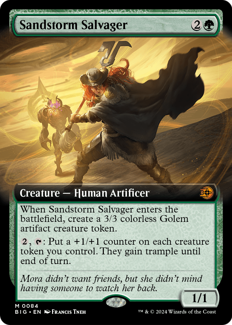 Sandstorm Salvager (Extended Art) [Outlaws of Thunder Junction: The Big Score] Foil