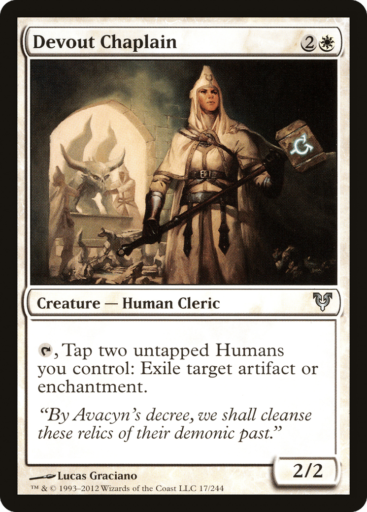 Devout Chaplain [Avacyn Restored] Foil