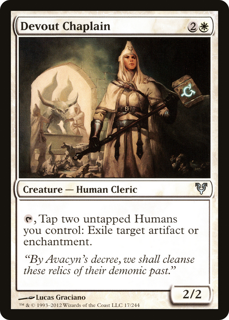 Devout Chaplain [Avacyn Restored] Foil