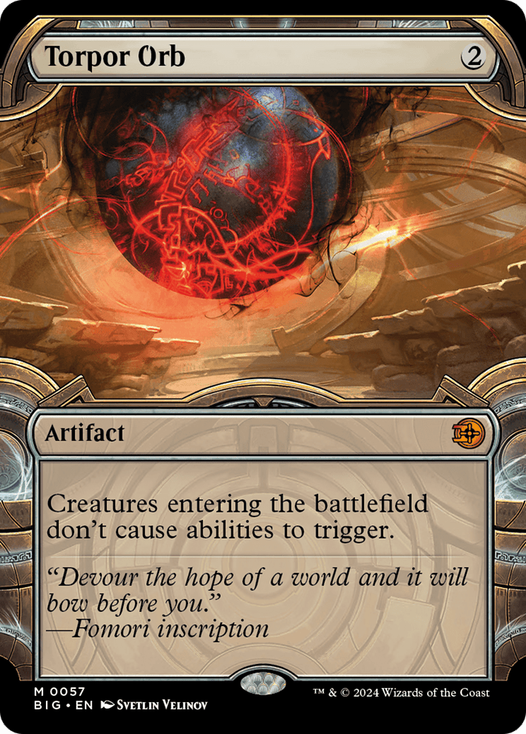 Torpor Orb (Showcase) [Outlaws of Thunder Junction: The Big Score] Foil