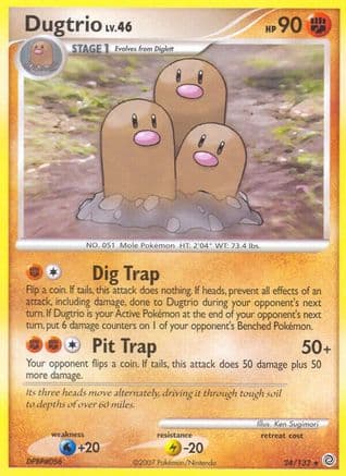 Dugtrio 24/132 - Secret Wonders Reverse Holofoil