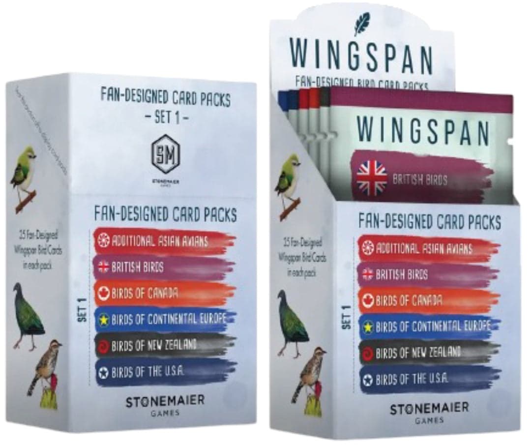 Wingspan | Fan-Designed Packs | Set of 6