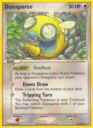 Dunsparce  - Reverse Holofoil Legend Maker - Uncommon
