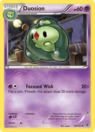 Duosion 43/101 - Plasma Blast Reverse Holofoil