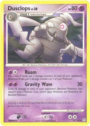Dusclops 47/130 - Diamond and Pearl Reverse Holofoil