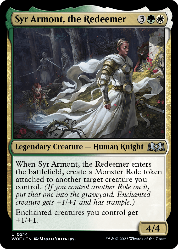 Syr Armont, the Redeemer [Wilds of Eldraine] Foil