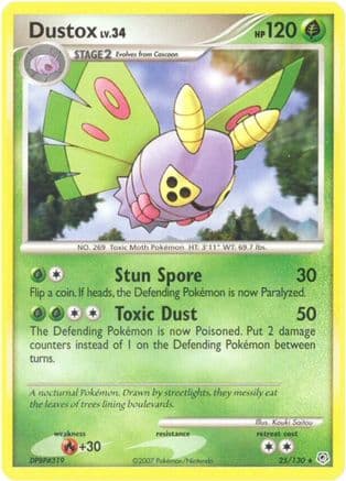 Dustox 25/130 - Diamond and Pearl Reverse Holofoil