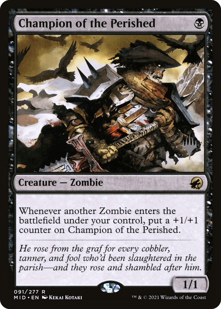 Champion of the Perished (Promo Pack) [Innistrad: Midnight Hunt Promos]