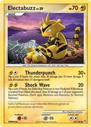 Electabuzz 081/130 - Diamond and Pearl Reverse Holofoil