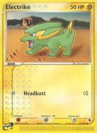 Electrike 52/109 - Ruby and Sapphire Reverse Holofoil