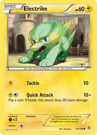 Electrike (41)  - Reverse Holofoil Dragons Exalted - Common