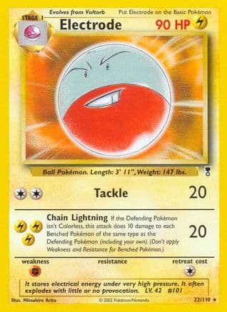 Electrode  - Reverse Holofoil Legendary Collection - Rare