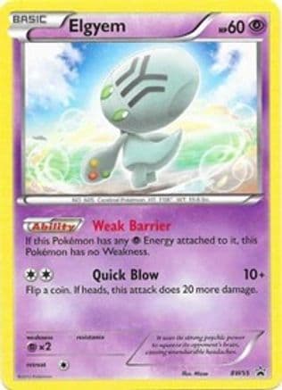 Elgyem - BW55  Black and White Promos - Promo