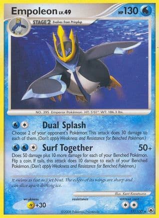 Empoleon  - Reverse Holofoil Majestic Dawn - Rare