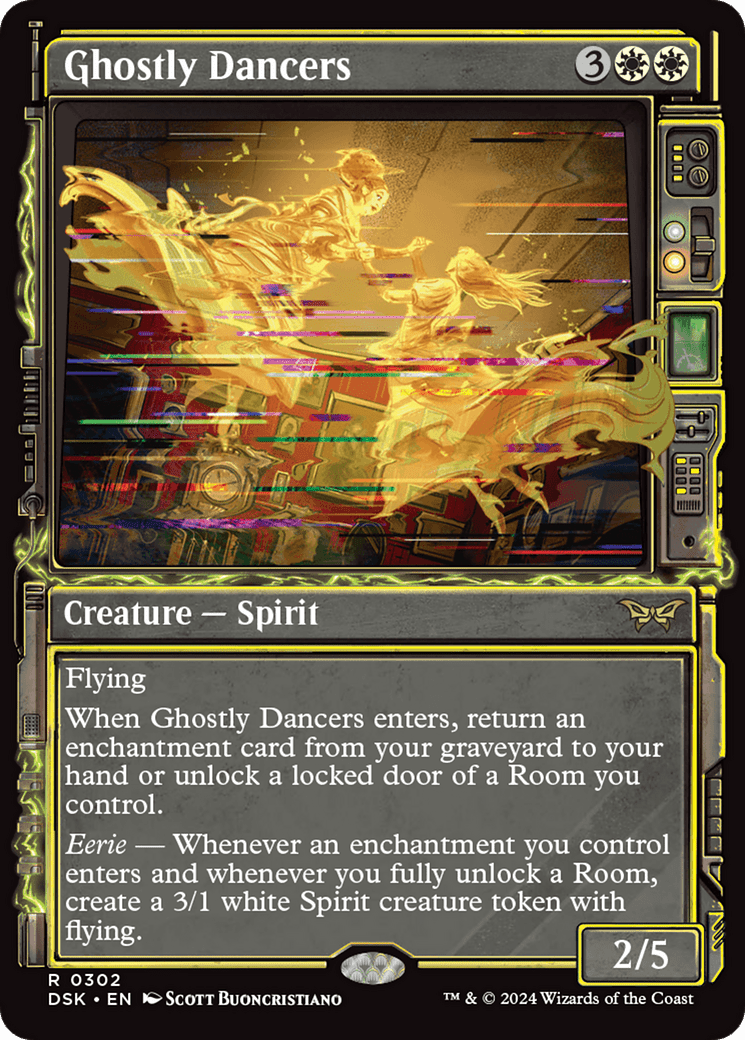 Ghostly Dancers (Showcase) [Duskmourn: House of Horror] Foil