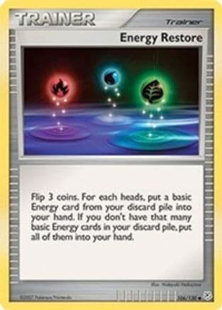 Energy Restore  - Reverse Holofoil Diamond and Pearl - Uncommon
