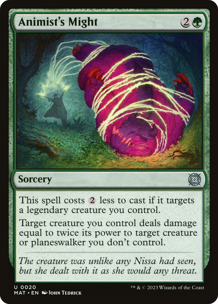Animist's Might [March of the Machine: The Aftermath] Foil