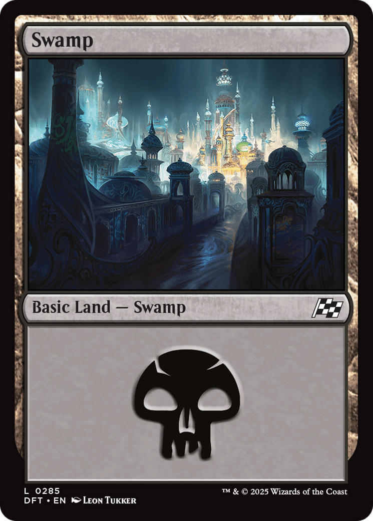 Swamp |  Foil (285) [Aetherdrift]