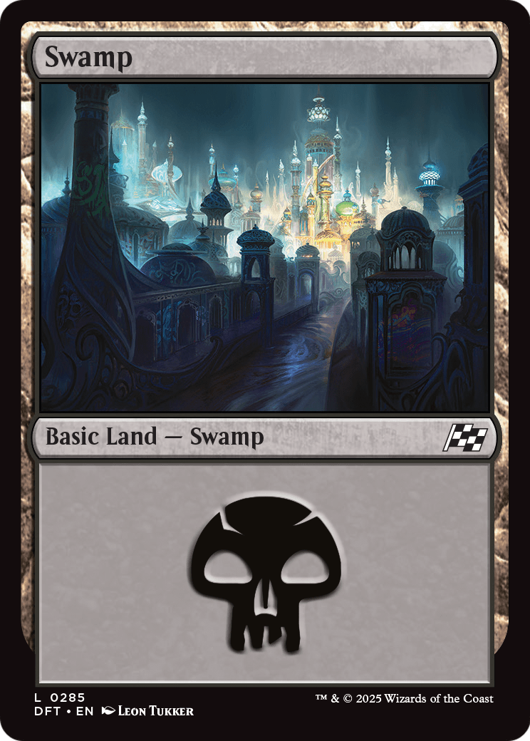 Swamp |  Foil (285) [Aetherdrift]