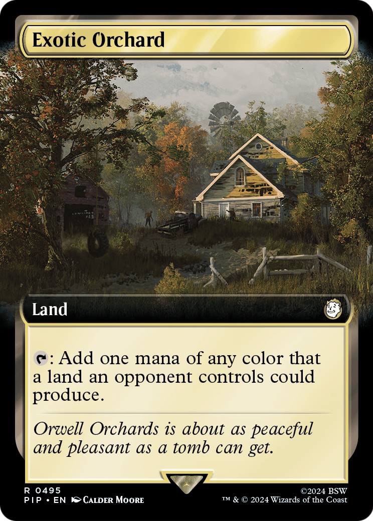 Exotic Orchard (Extended Art) [Fallout] Foil