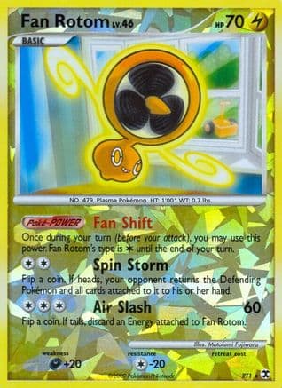 Fan Rotom RT1/111 - Rising Rivals Reverse Holofoil