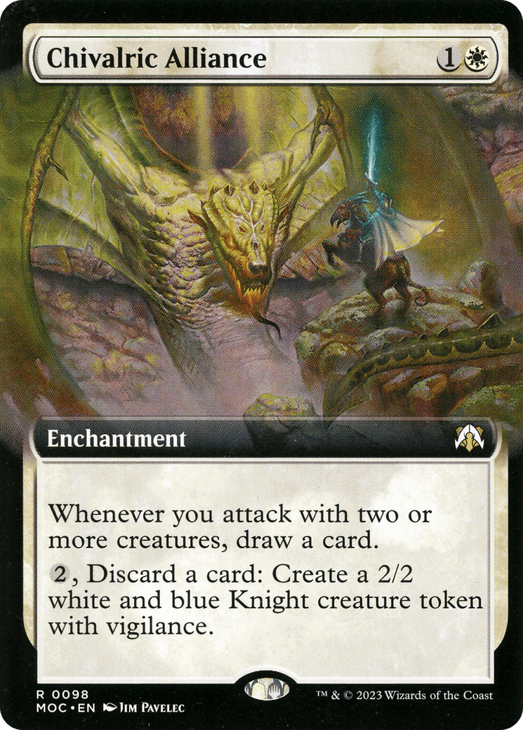 Chivalric Alliance (Extended Art) [March of the Machine Commander]