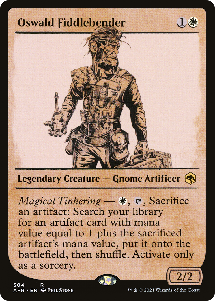 Oswald Fiddlebender (Showcase) [Dungeons & Dragons: Adventures in the Forgotten Realms] Foil