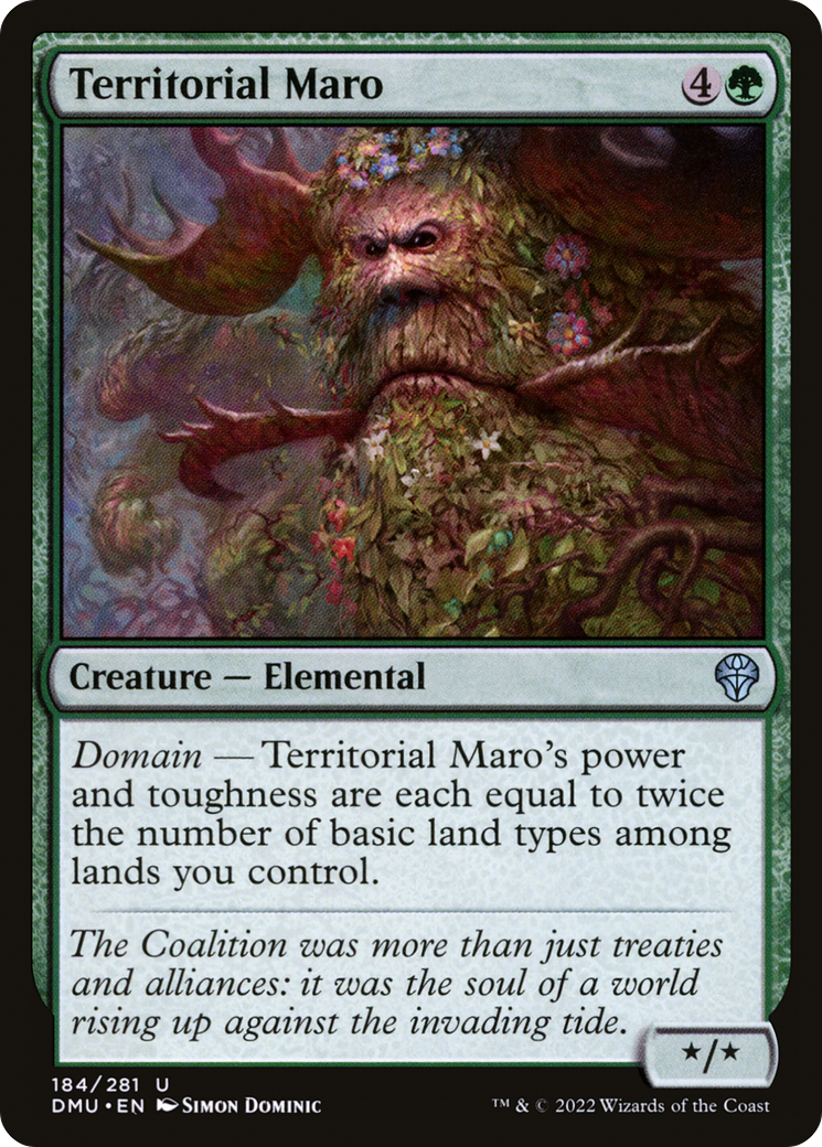 Territorial Maro [Dominaria United] Foil