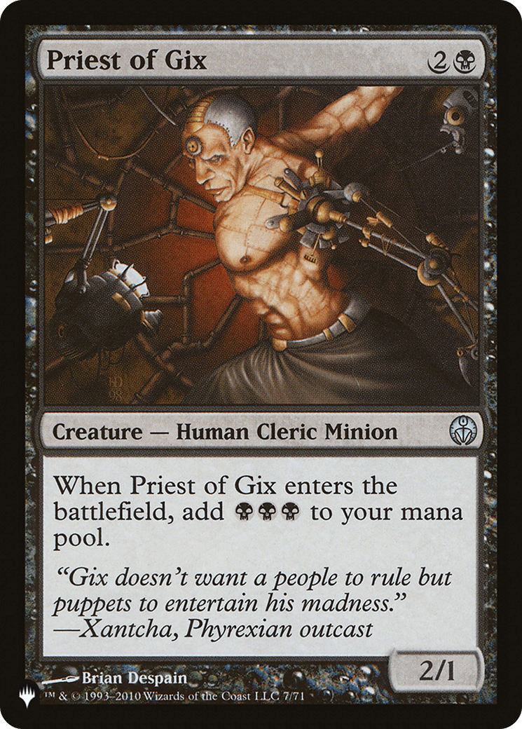 Priest of Gix |  (DDE-7) [The List]