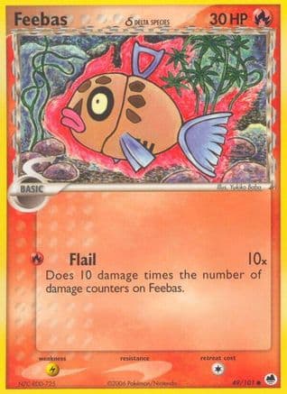 Feebas (Delta Species) 049/101 - Dragon Frontiers Reverse Holofoil