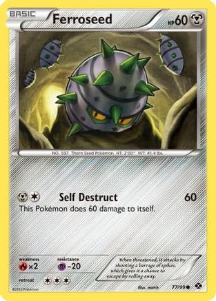 Ferroseed 77/99 - Next Destinies Reverse Holofoil