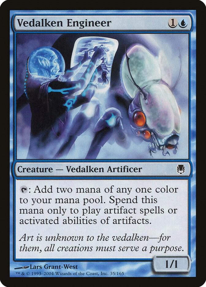 Vedalken Engineer 35/165 (Darksteel) 
