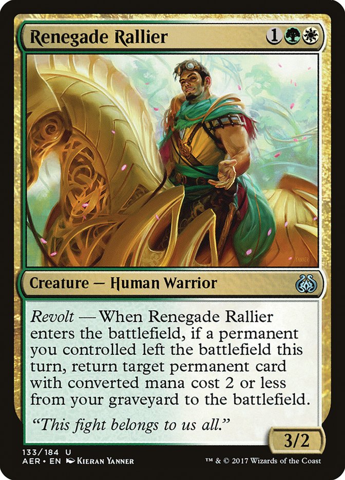 Renegade Rallier 133/184 (Aether Revolt) 