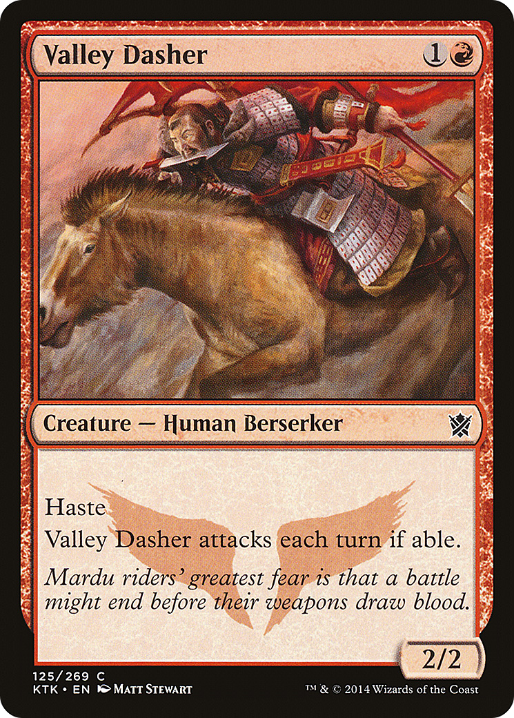 Valley Dasher [Khans of Tarkir] Foil