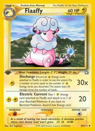 Flaaffy 034/111 - Neo Genesis 1st Edition