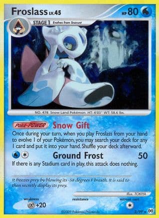 Froslass 002/99 - Arceus Reverse Holofoil