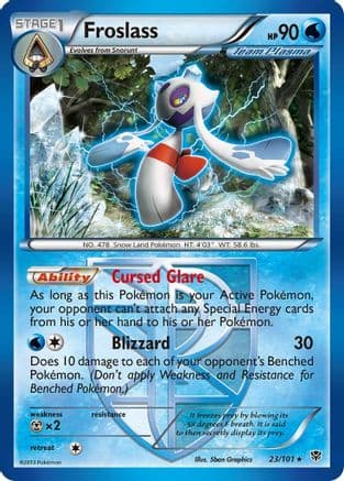 Froslass (Team Plasma)/101  - Reverse Holofoil Plasma Blast - Rare