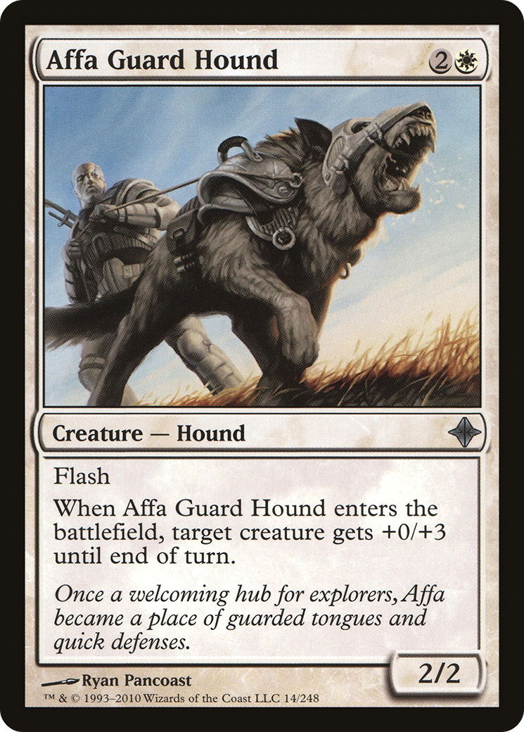 Affa Guard Hound [Rise of the Eldrazi] Foil