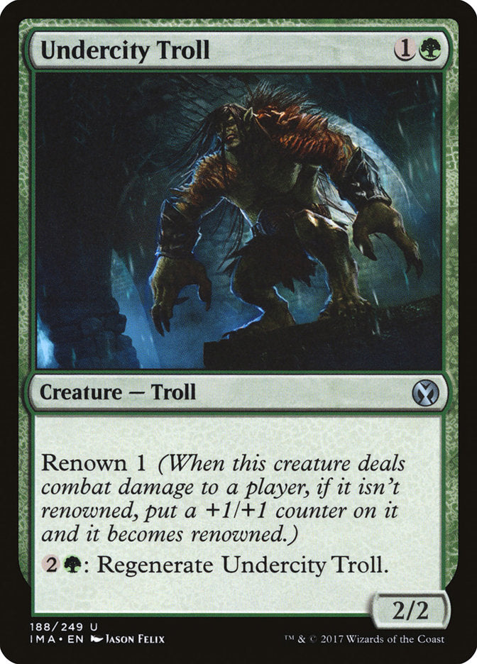 Undercity Troll 188 (Iconic Masters) 