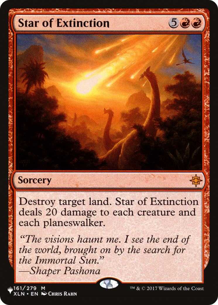 Star of Extinction |  (XLN-161) [The List]