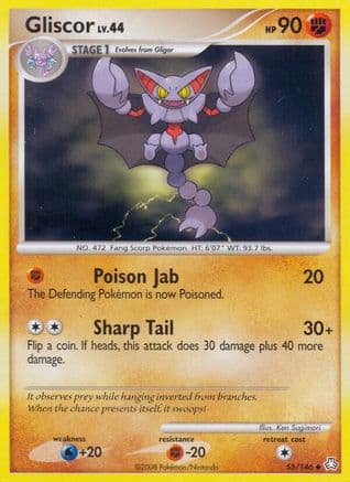 Gliscor (55)  - Reverse Holofoil Legends Awakened - Uncommon